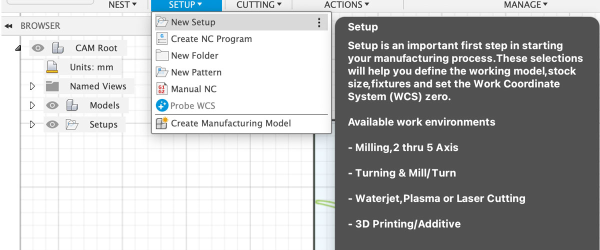 Manufacturing selection