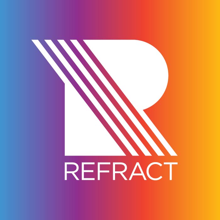 Refract glass event logo