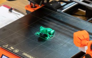 3D-printed frog