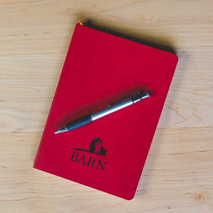 BARN Writers notebook