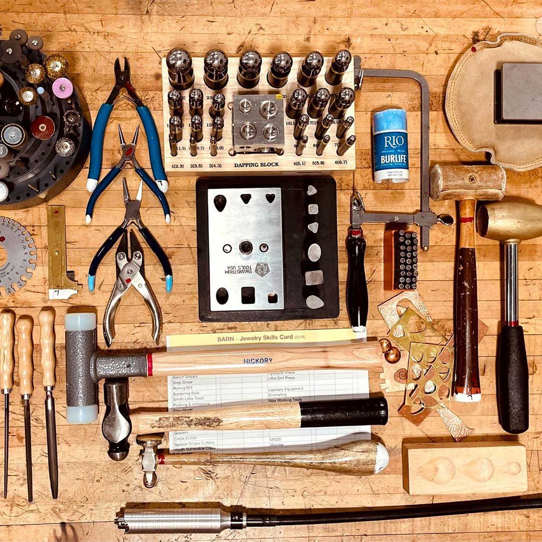 assortment of jewelry tools