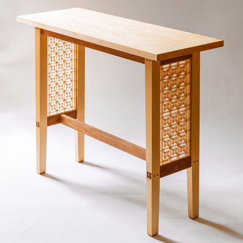 Wood table by Tom Leurquin