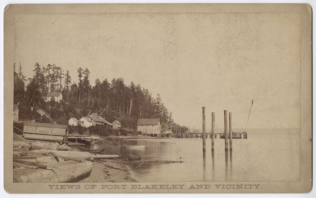Historic Postcard of Port Blakely