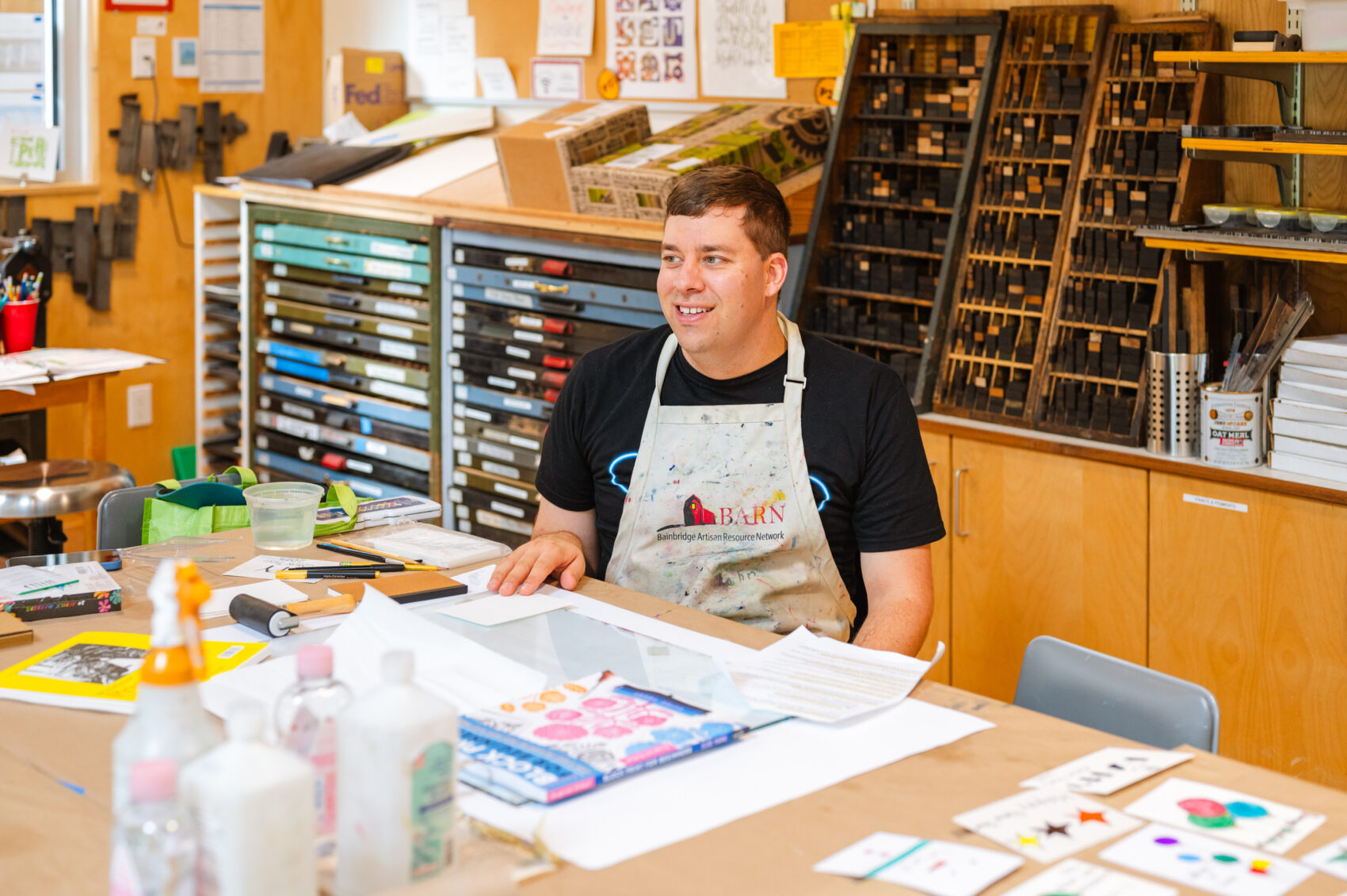 Evan in Print & Book Studio