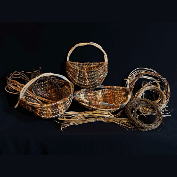Woven baskets by Melinda West