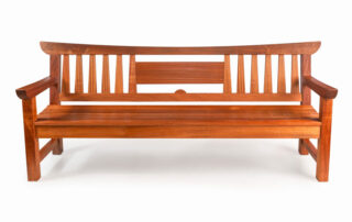 Library bench bult by BARN woodworkers