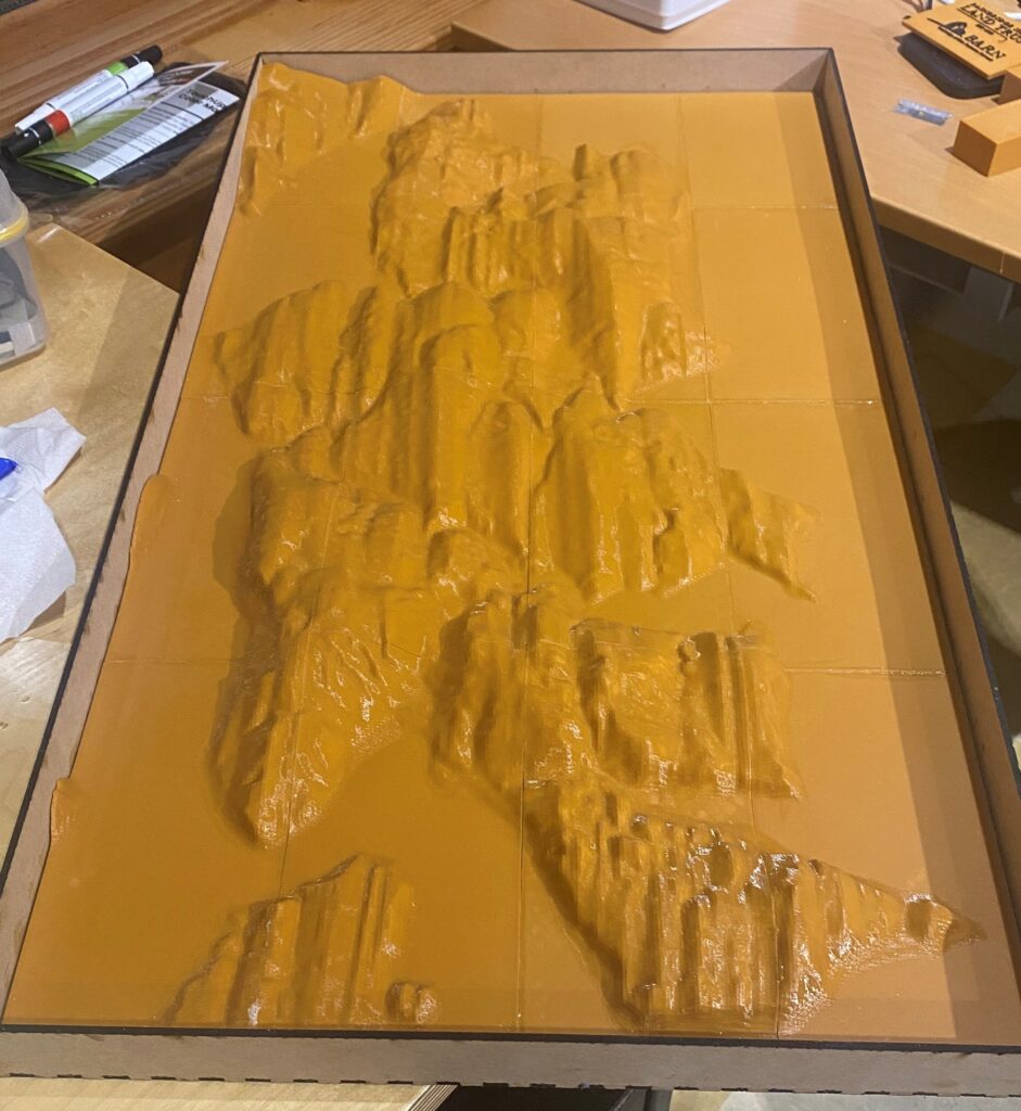 LandTrust3D A 3D model shows the terrain of Bainbridge Island.