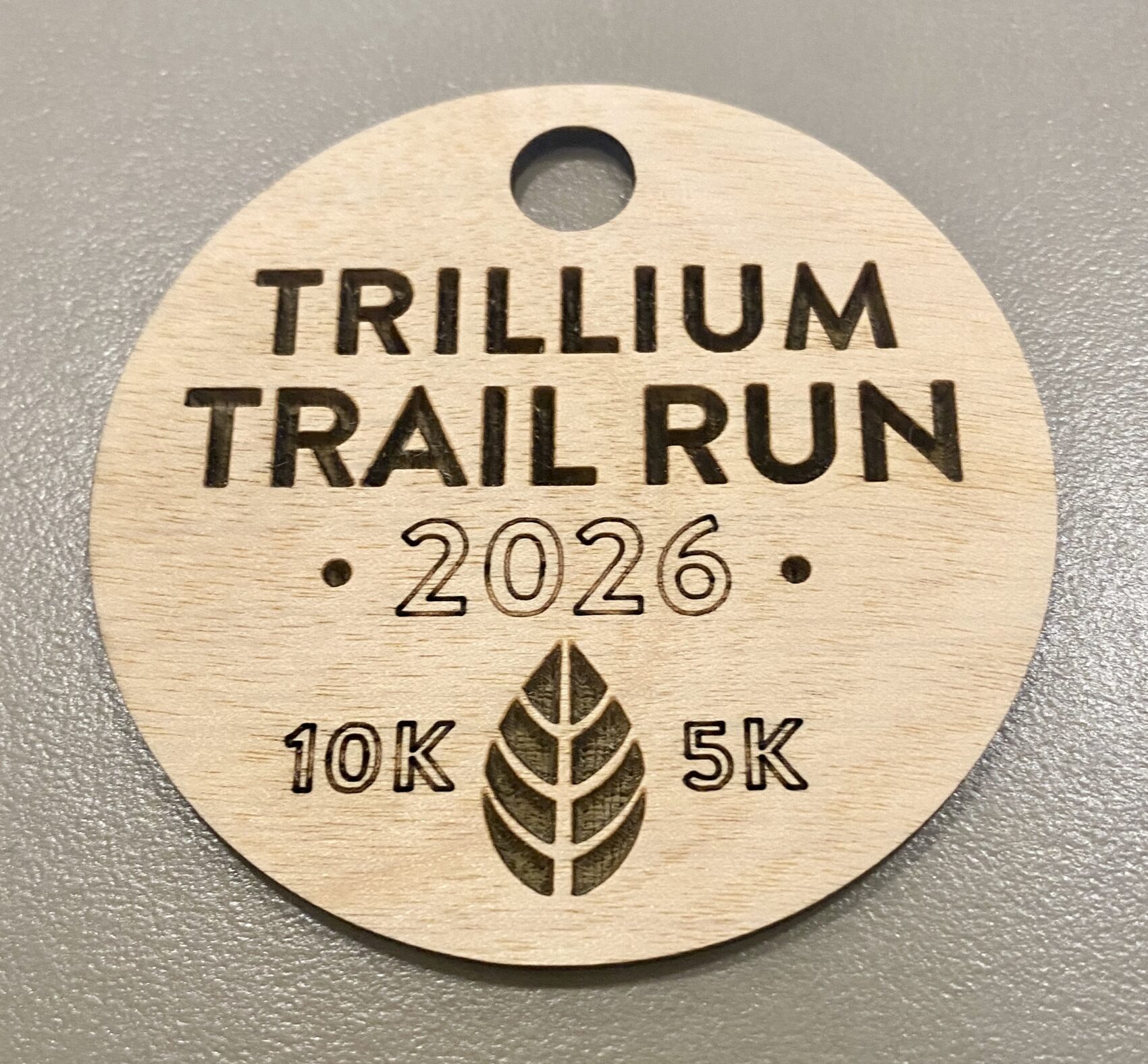 Trillium Run Medal