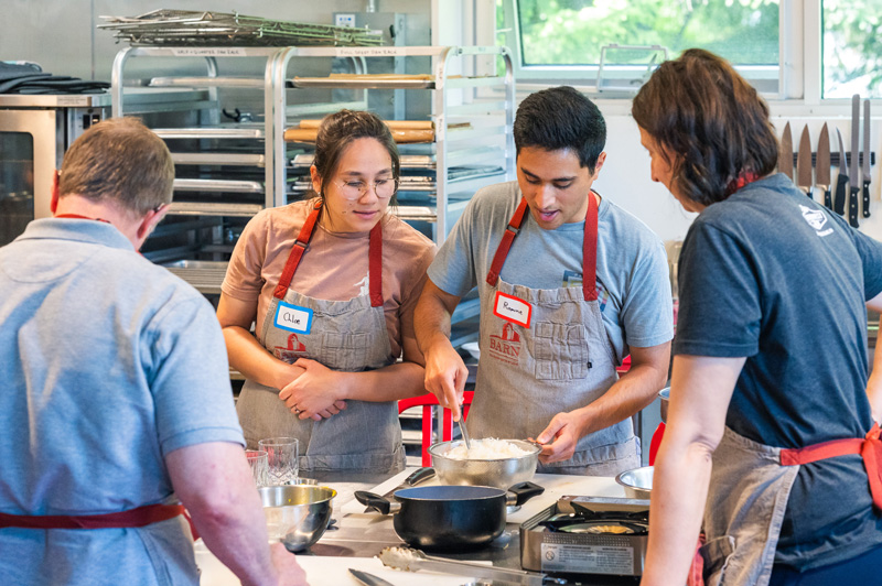 Culinary Arts students at work.